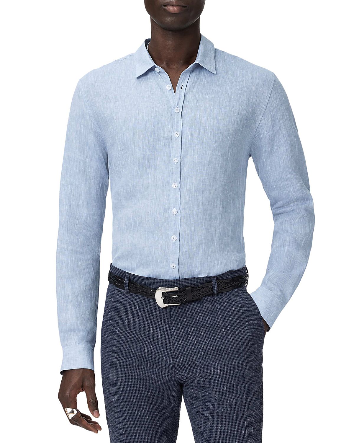 John Varvatos Bucks Linen Shirt