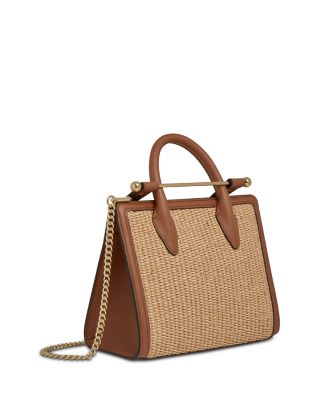 Mini Woven Raffia Tote Bag