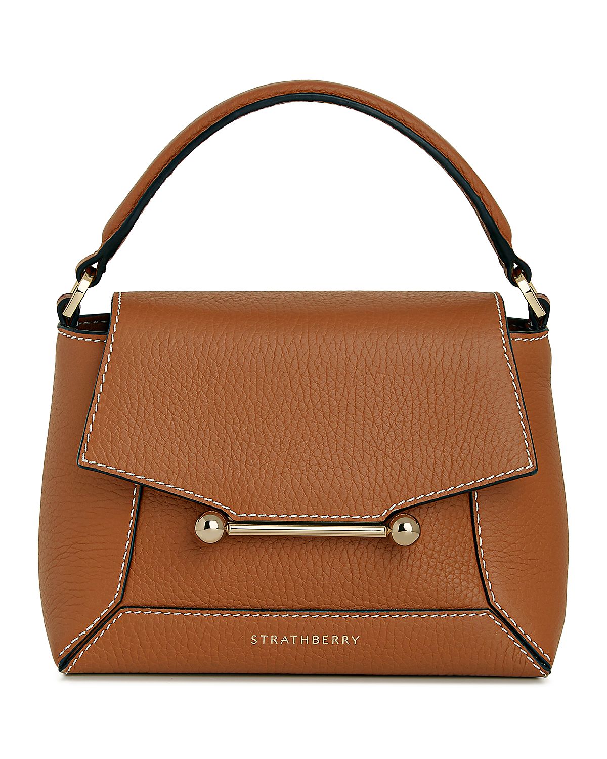 Strathberry Mosaic Nano Small Leather Crossbody Bag