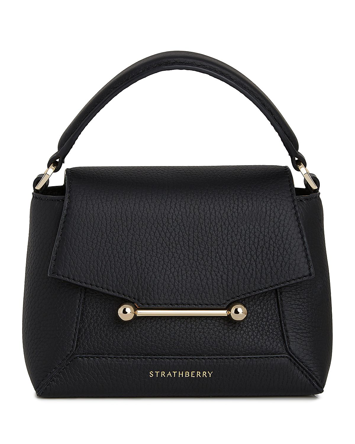 Strathberry Mosaic Nano Small Leather Crossbody Bag