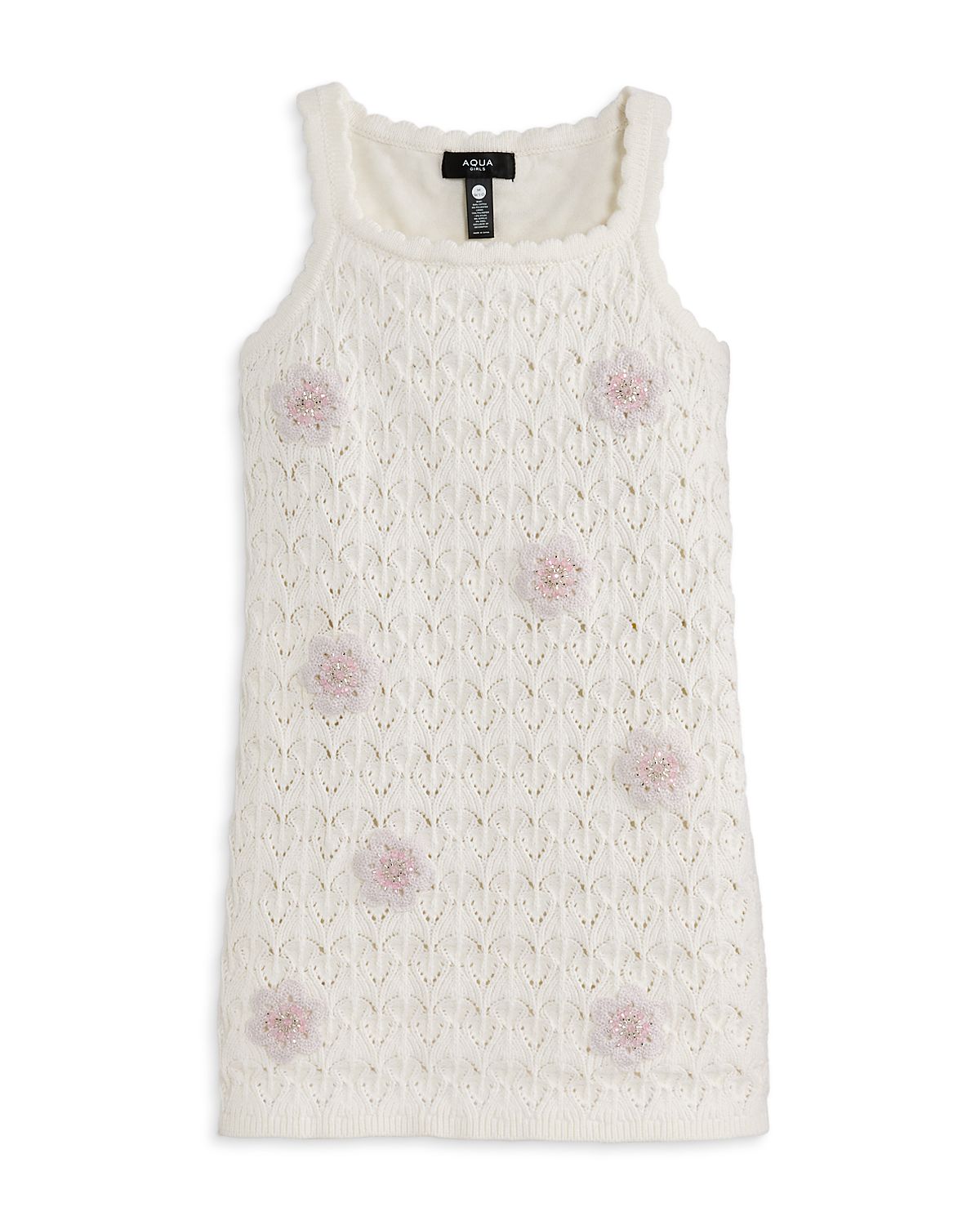 Aqua Girls' Flowers Dress, Big Kid - Exclusive