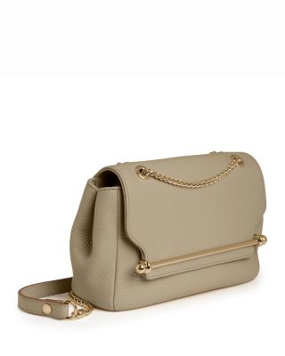 East West Mini Leather Crossbody Bag