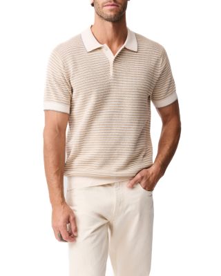 Oyster Island Striped Polo
