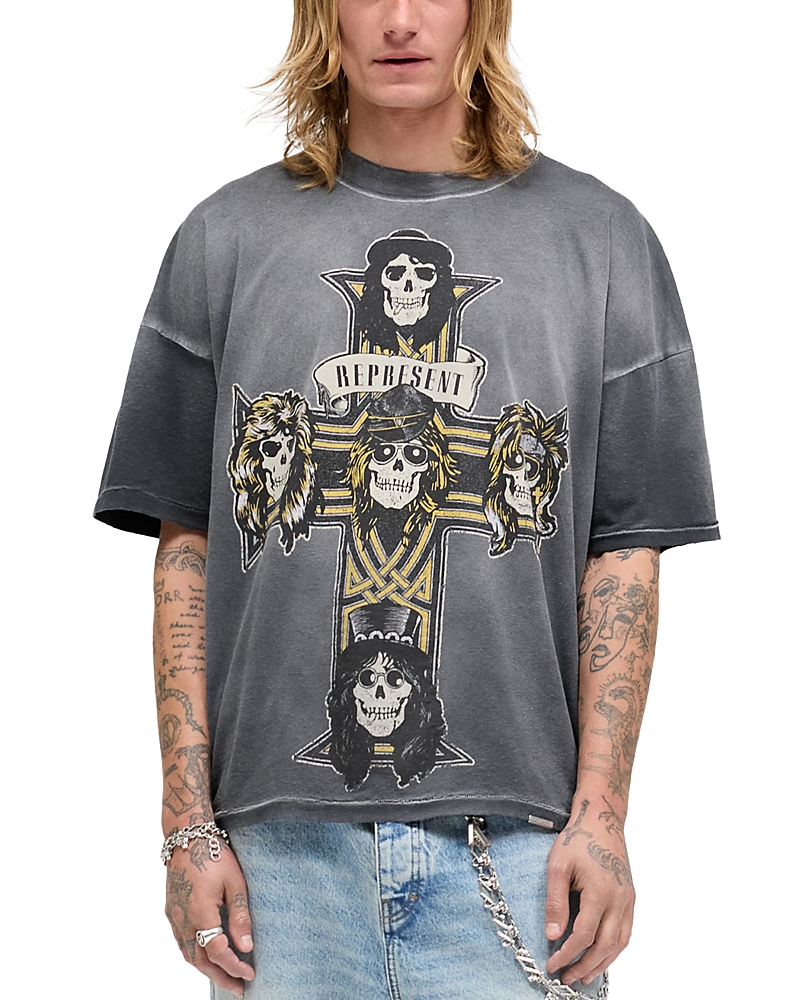Represent Guns N' Roses Cross Graphic T-Shirt