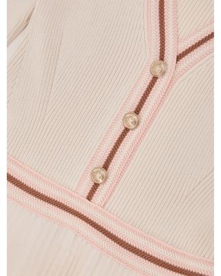 Gaia Knit Woven Mix Dress