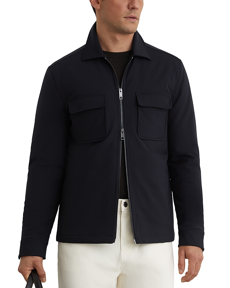 Reiss Wadded Zip Through Jacket