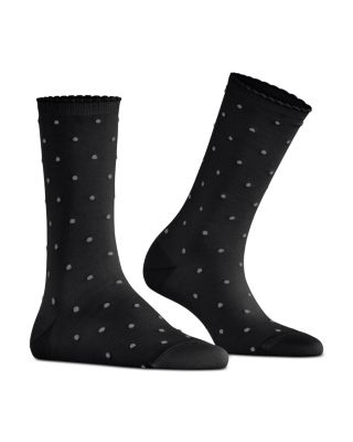 Spike Dot Crew Socks