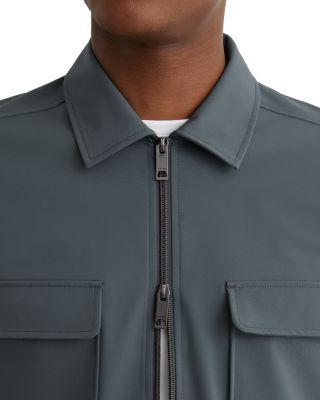 Technical Zip Through Pocket Jacket