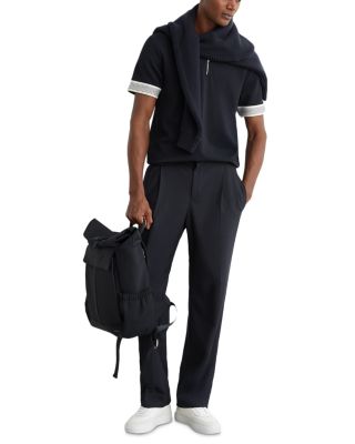 Half Zip Tape Cuff Polo Shirt