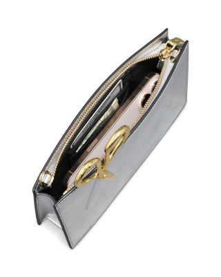 Petite Scissor Leather Clutch