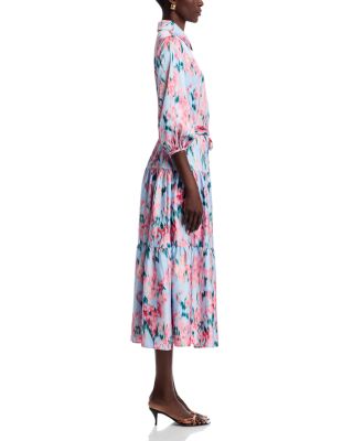 Crepe de Chine Maxi Dress