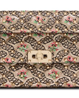 Small Stud & Flower Shoulder Bag 