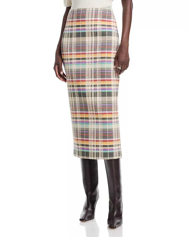 Brandon Maxwell The Mercer Bonded Pencil Skirt