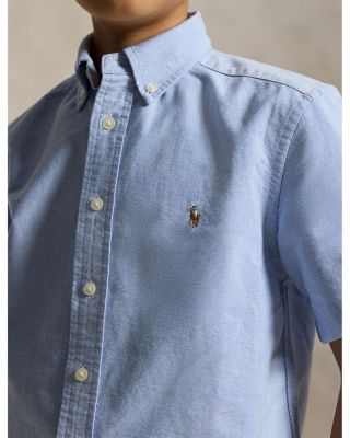 Boys' Cotton Oxford Short Sleeve Shirt - Big Kid