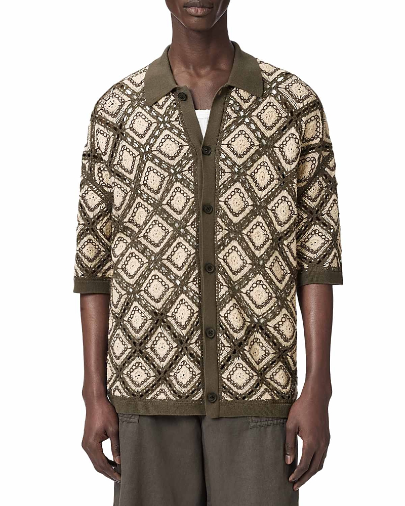 Allsaints Morena Short Sleeve Cardigan