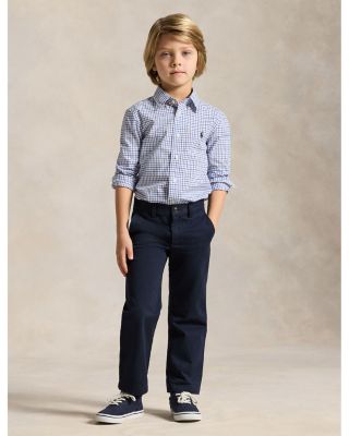 Boys' Windowpane Check Button-Down Shirt - Little Kid