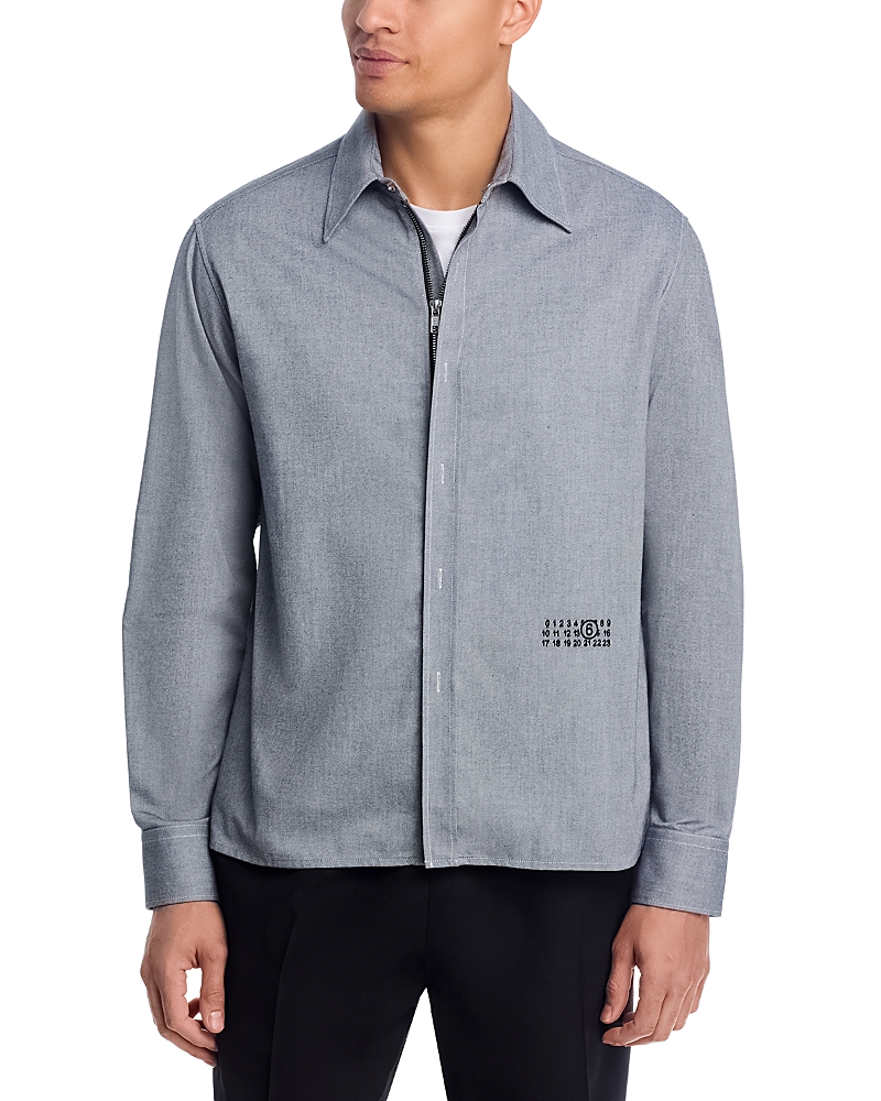 MM6 Maison Margiela Long Sleeve Number Graphic Shirt