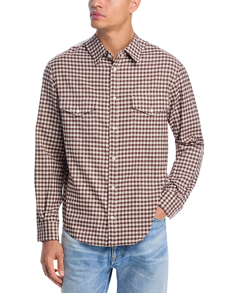 MM6 Maison Margiela Long Sleeve Check Pocket Shirt