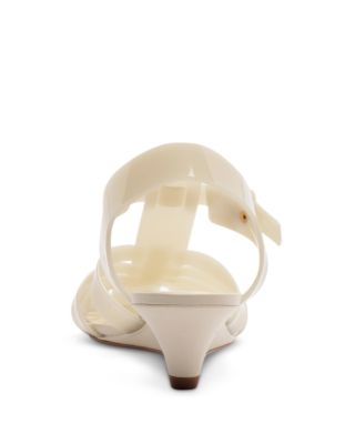 Women's Fisherman Kitten Wedge Jelly Sandals