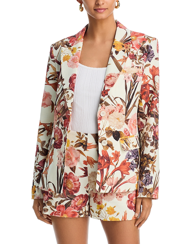Aqua Floral Blazer - Exclusive