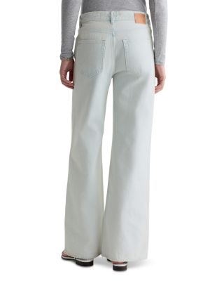 Saige Mid Rise Wide Leg Jeans in Luminance