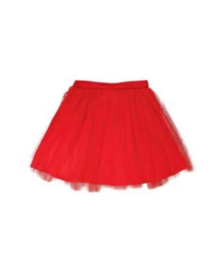 Girls' Elastic Waist Mesh and Eyelet Skirt - Little Kid