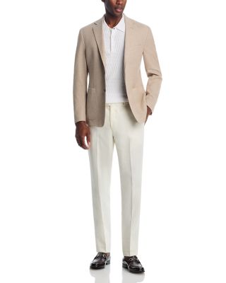 Cotton M&eacute;lange Jersey Unstructured Regular Fit Sport Coat - Exclusive