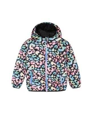 Girls' Quilted Mid-Season Animal Jacket - Big Kid
