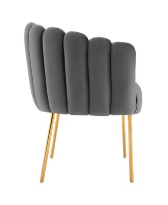  Sanna Channel Tufted Performance Velvet Armchair