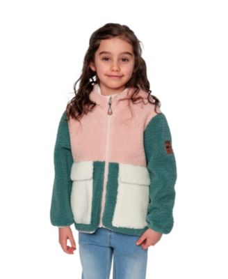 Girls' Long Sleeve Sherpa Jacket - Baby