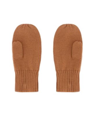  Unisex Soft Ribbed Knit Mittens - Little Kid, Big Kid