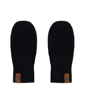  Unisex Soft Ribbed Knit Mittens - Little Kid, Big Kid
