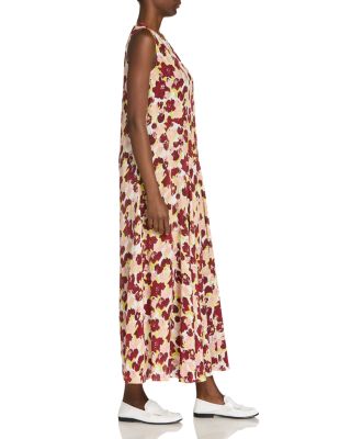 Sleeveless Silk Dress