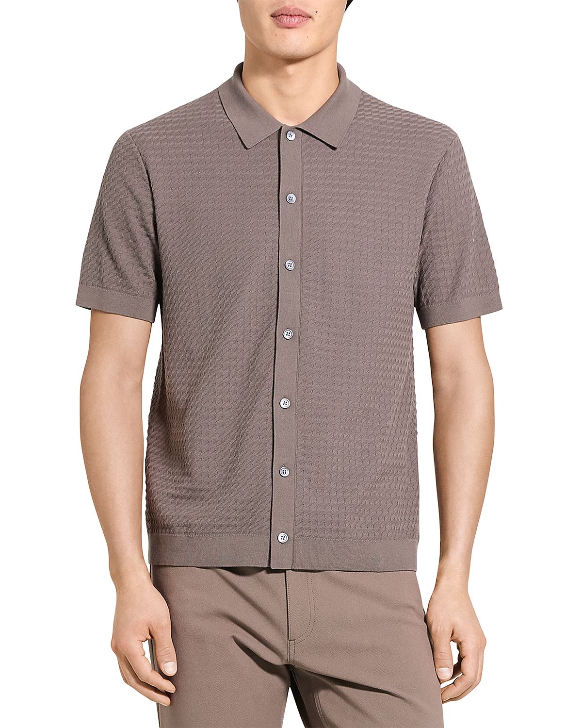 Theory Cairn Short-Sleeve Sweater