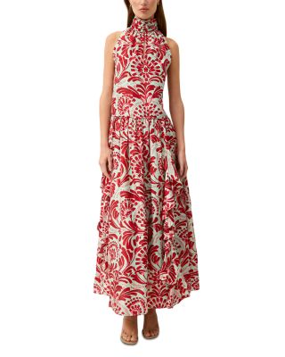 Goldie Silk Halter Neck Blouse