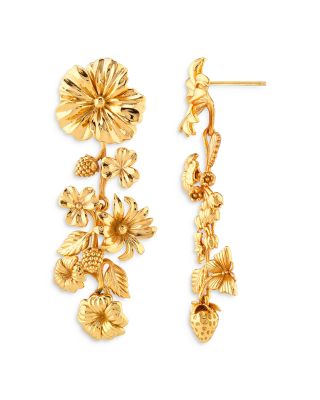 Meadow Bouquet Mismatch Linear Drop Earrings 