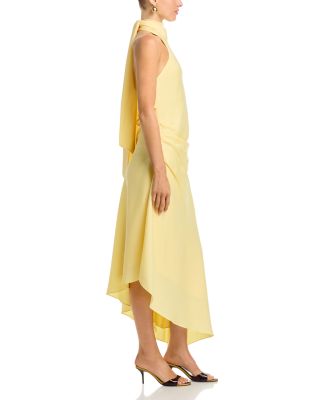 Monica Satin Midi Dress