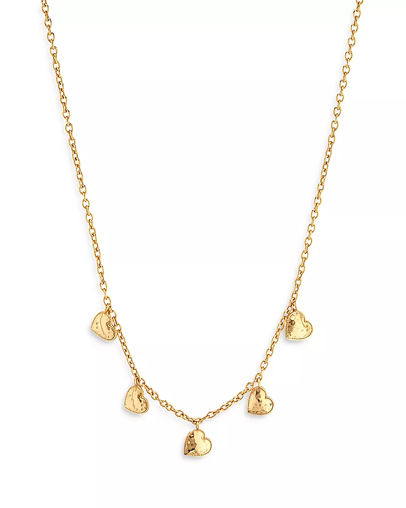Capucine De Wulf Love Heart Charm Necklace, 16