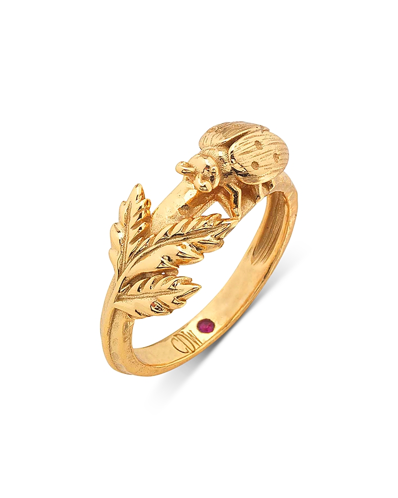 Capucine De Wulf Meadow Ladybug Ring