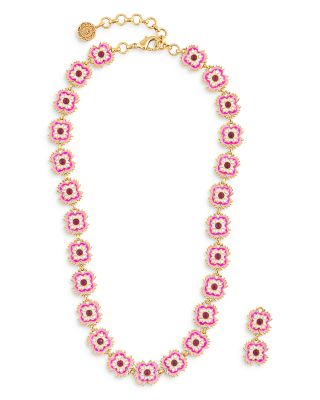 Dianthus Convertible Necklace, 16"-18"