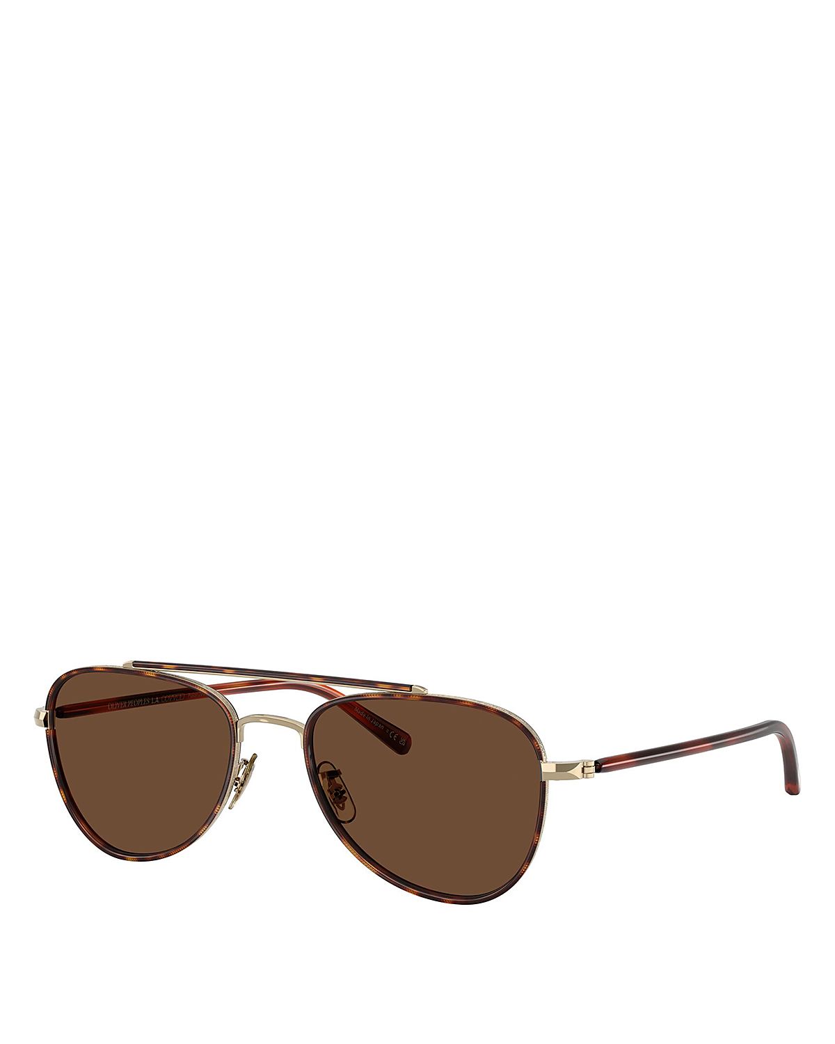 Oliver Peoples Sacoye Aviator Sunglasses, 52mm