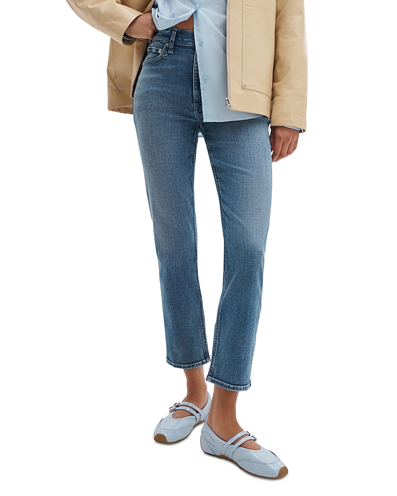 rag & bone Flexi Wren High Rise Ankle Slim Jeans in Herman