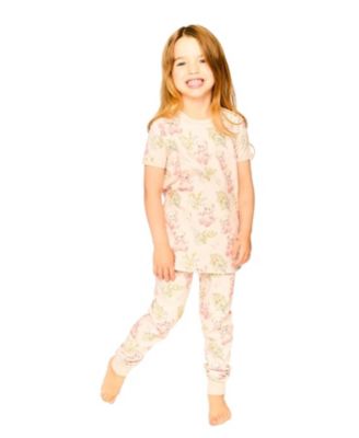  Girls' Organic Cotton Bear Print Two-Piece Pyjama Set - Baby