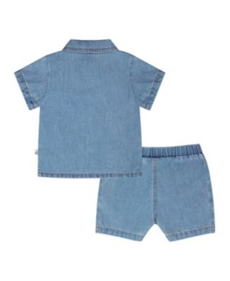 Boys' Chambray Top and Short Set - Baby