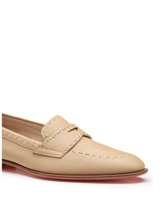  Women's Tumbled Leather Penny Loafer