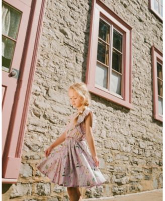  Girls' Viscose Flowers Sleeveless Dress - Big Kid