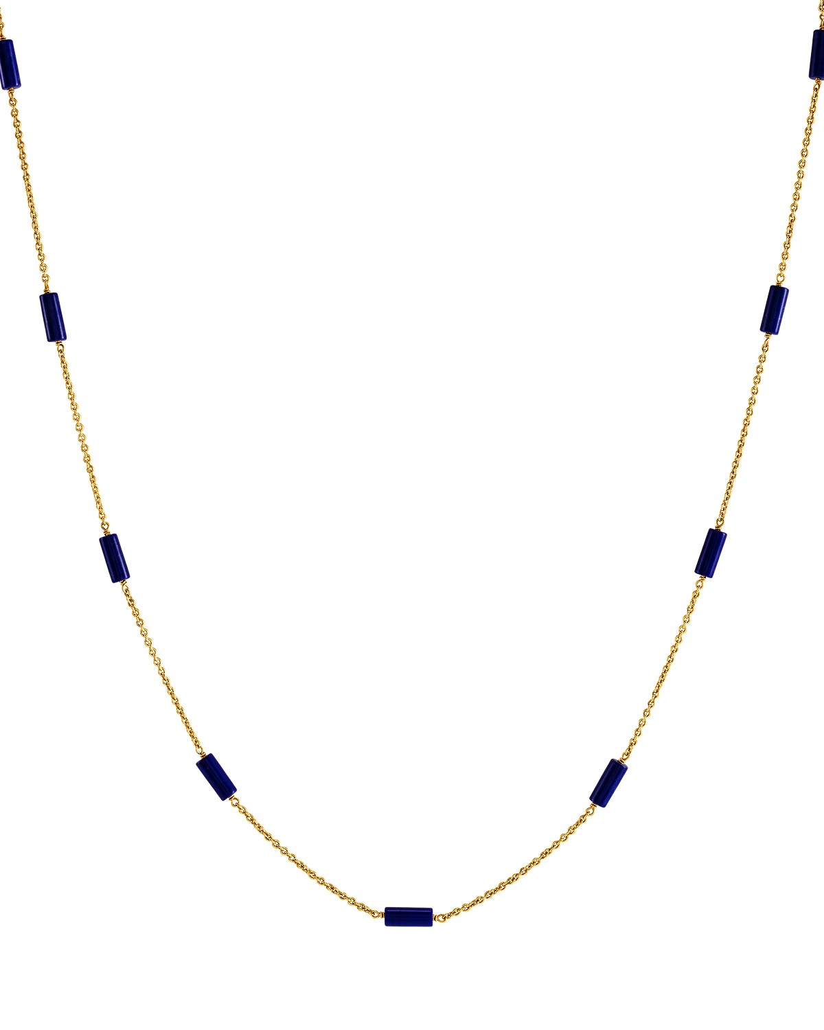 Forza Lapis Long Chain Necklace, 34"