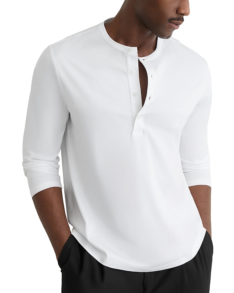 Reiss Long Sleeve Cotton Henley