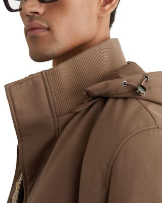 Hooded Zip Through Lord Coat