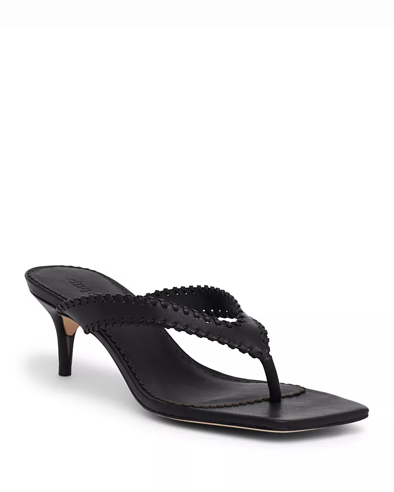 Cinq a Sept Women's Frankie Leather Slide Sandals
